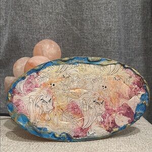 Handmade Scar Wooden Panel Art